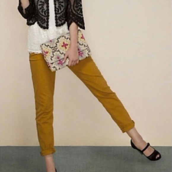 Pilcro Hyphen relaxed fit in mustard yellow - Picture 2 of 8